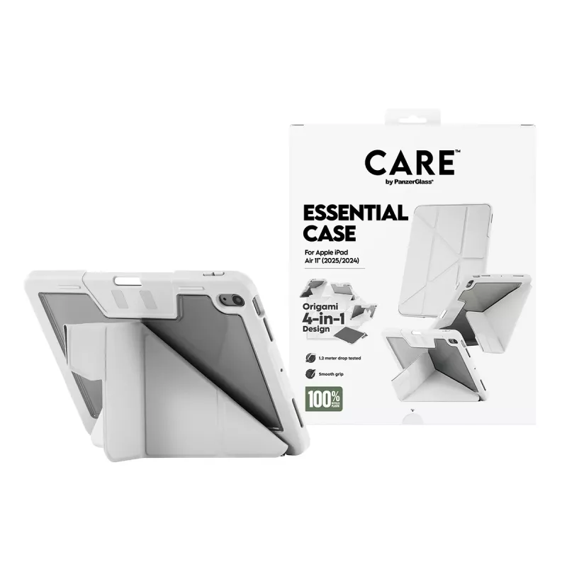 PanzerGlass CARE™ by Essential Case Light pelēka iPad Air 11 inch (2024-2026)