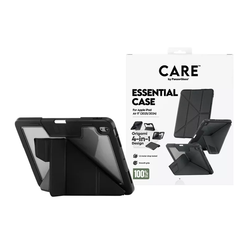 Planšetdatora aizsargvāciņš PanzerGlass TPU Essential Case CR76640 Melns iPad Air