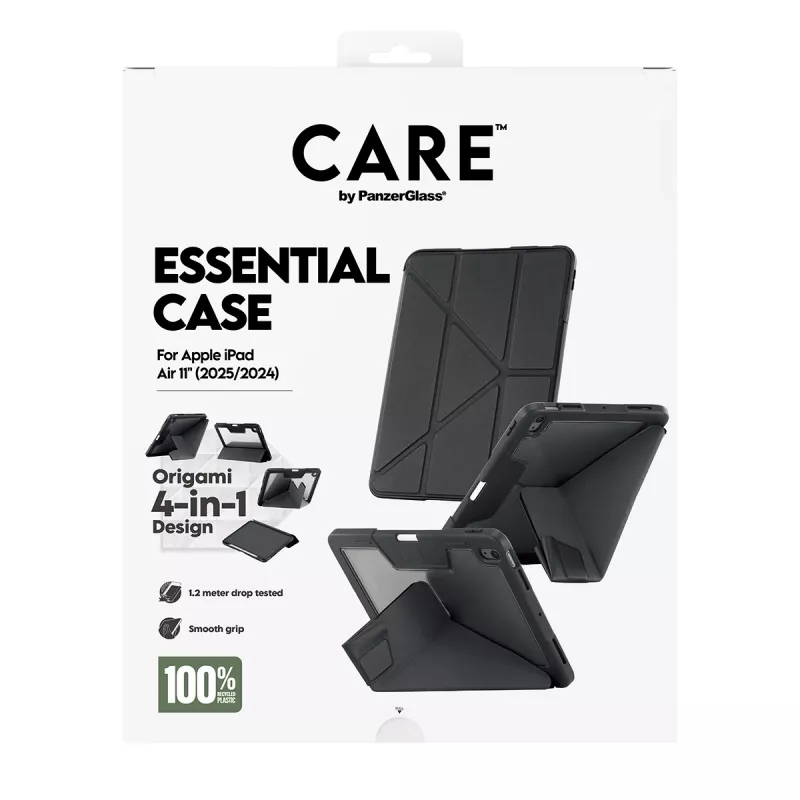 Planšetdatora aizsargvāciņš PanzerGlass TPU Essential Case CR76640 Melns iPad Air