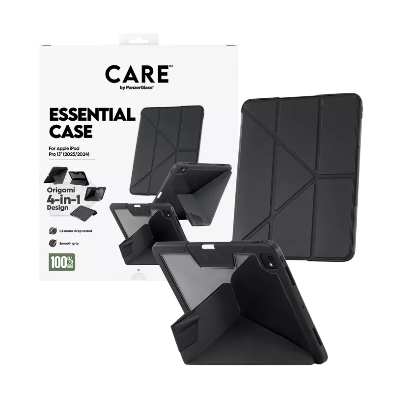 Aizsargājošs TPU vāciņš PanzerGlass iPad Pro 13 (2024–2025) — melns