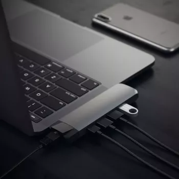 Klēpjdatora dokstacija Satechi ST-TCPHEM Thunderbolt 3 pelēka