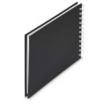 Hama Fine Art fotoalbums Melns 30 loksnes 14 x 14 cm Spirāliesējums