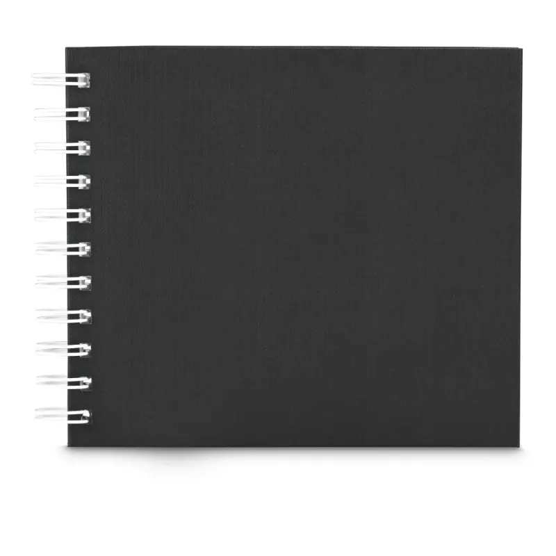 Hama Fine Art fotoalbums Melns 30 loksnes 14 x 14 cm Spirāliesējums