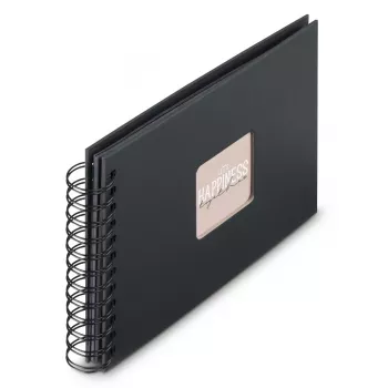 Hama 00009833 fotoalbums Melns 50 loksnes 10 x 15 Spirāles iesējums