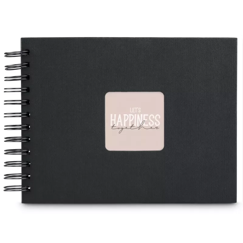 Hama 00009833 fotoalbums Melns 50 loksnes 10 x 15 Spirāles iesējums