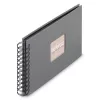 Hama 00009839 fotoalbums pelēks 50 lapas 10 x 15 spirāliesējums