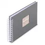 Hama 00009836 fotoalbums Pelēks 50 loksnes 10 x 15 Spirālveida iesējums