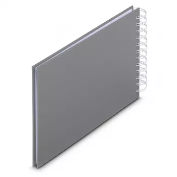 Hama 00009836 fotoalbums Pelēks 50 loksnes 10 x 15 Spirālveida iesējums