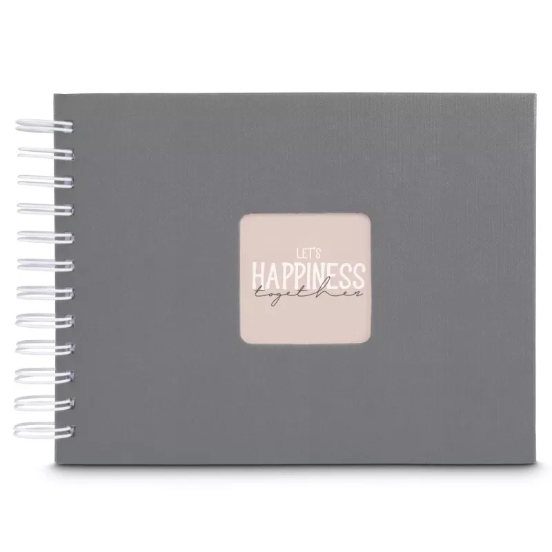 Hama 00009836 fotoalbums Pelēks 50 loksnes 10 x 15 Spirālveida iesējums