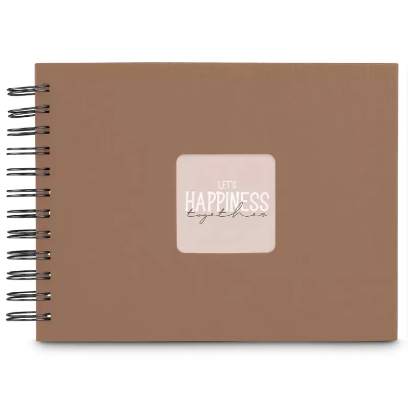 Hama 00009851 fotoalbums Brūns 50 loksnes 10 x 15 Spirālveida iesējums