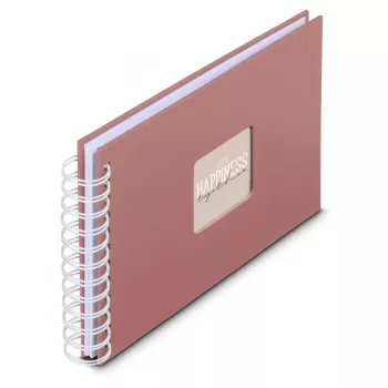 Hama 00009854 fotoalbums Sarkans 50 lapas Spirāliesējums