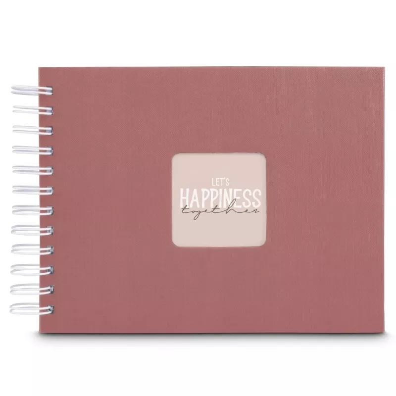 Hama 00009854 fotoalbums Sarkans 50 lapas Spirāliesējums