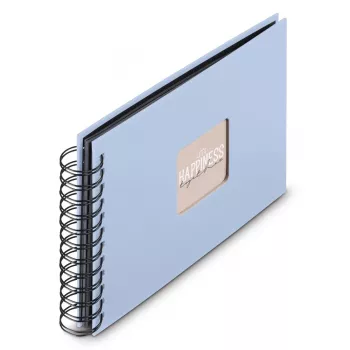 Hama 00009863 fotoalbums zils 50 loksnes spirāliesējums