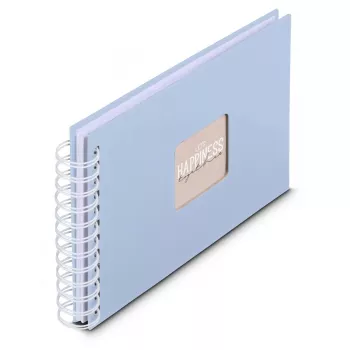 Hama 00009860 fotoalbums zils 50 loksnes spirāles iesējums