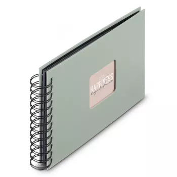 Hama 00009869 fotoalbums Zaļa 50 lapas Spirāļu iesējums