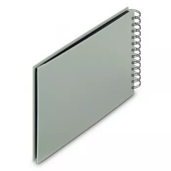 Hama 00009869 fotoalbums Zaļa 50 lapas Spirāļu iesējums