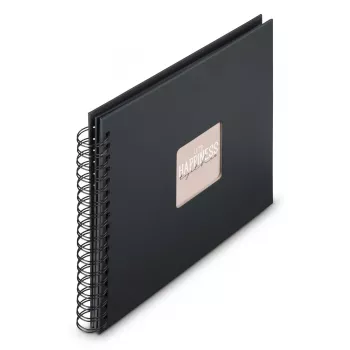 Hama 00009834 fotoalbums Melns 100 loksnes 10 x 15 Spirālveida iesējums