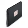 Hama 00009834 fotoalbums Melns 100 loksnes 10 x 15 Spirālveida iesējums