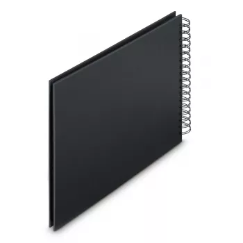 Hama 00009834 fotoalbums Melns 100 loksnes 10 x 15 Spirālveida iesējums