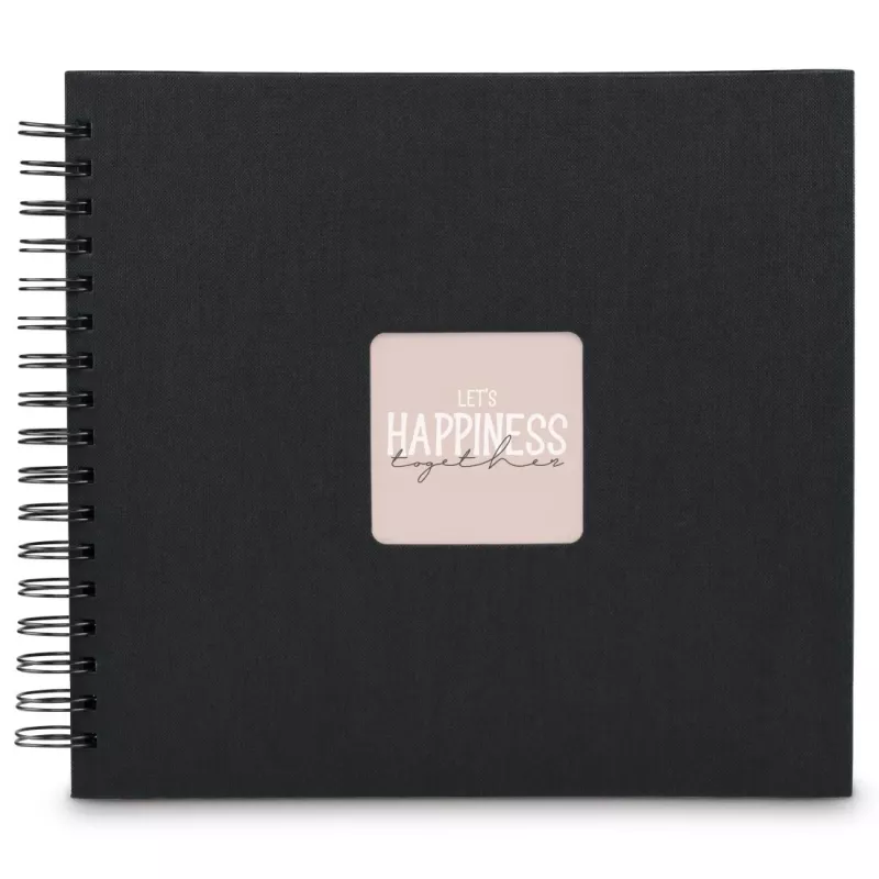 Hama 00009834 fotoalbums Melns 100 loksnes 10 x 15 Spirālveida iesējums