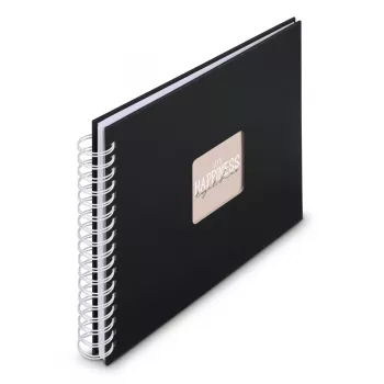 Hama 00009831 fotoalbums Melns 50 loksnes 10 x 15 Spirālveida iesējums