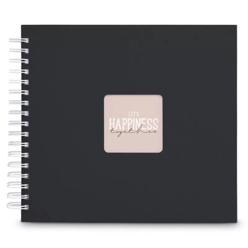 Hama 00009831 fotoalbums Melns 50 loksnes 10 x 15 Spirālveida iesējums