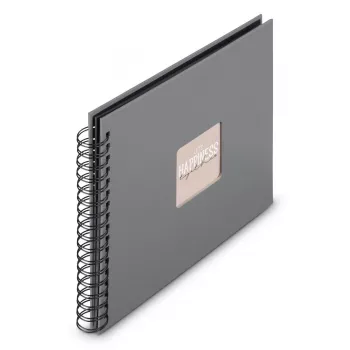 Hama 00009840 fotoalbums Pelēks 100 loksnes 10 x 15 Spirāles iesējums