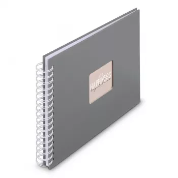Hama 00009837 fotoalbums Pelēks 50 lapas 10 x 15 Spirāles iesējums