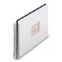 Hama 00009846 fotoalbums balts 100 lapām 10 x 15 spirāles iesējums