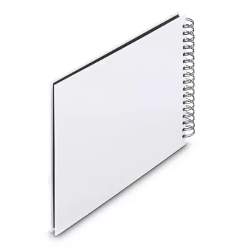 Hama 00009846 fotoalbums balts 100 lapām 10 x 15 spirāles iesējums