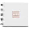 Hama 00009846 fotoalbums balts 100 lapām 10 x 15 spirāles iesējums