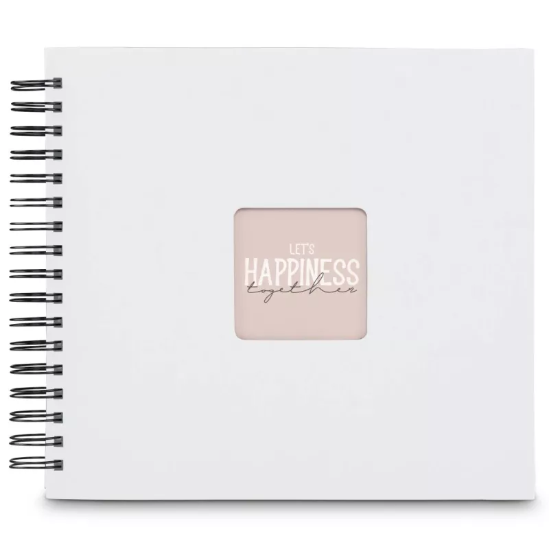 Hama 00009846 fotoalbums balts 100 lapām 10 x 15 spirāles iesējums
