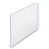 Hama 00009843 fotoalbums balts 50 loksnes 10 x 15 spirāles iesējums