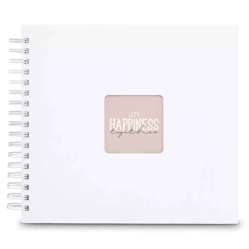 Hama 00009843 fotoalbums balts 50 loksnes 10 x 15 spirāles iesējums