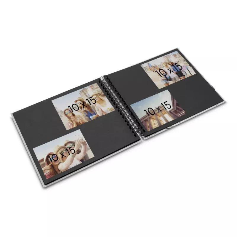 Hama 00009852 foto albums brūns 100 loksnes spirāles iesējums
