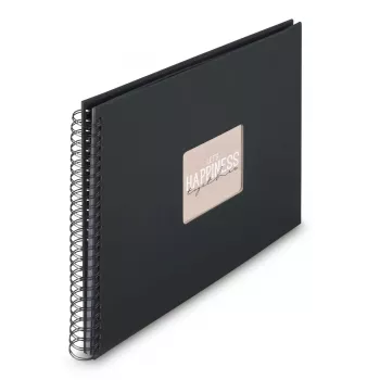 Hama 00009835 fotoalbums melns 300 loksnes 10 x 15 spirālveida iesējums