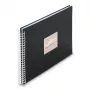 Hama Fine Art fotoalbums melns 300 ieliktņi 10 x 15 cm spirāles iesējums