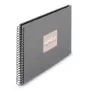 Hama 00009841 fotoalbums pelēks 50 lapas spirālveida iesējums