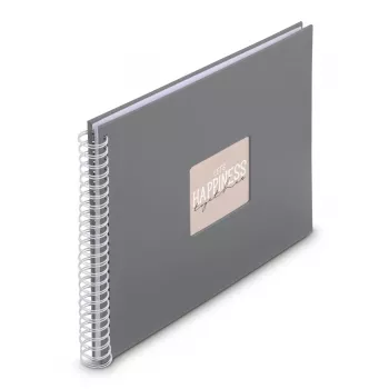 Hama Fine Art foto albums Pelēks 300 loksnes 10 x 15 cm Spirālveida iesējums