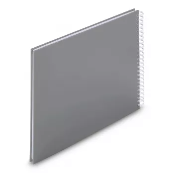 Hama Fine Art foto albums Pelēks 300 loksnes 10 x 15 cm Spirālveida iesējums