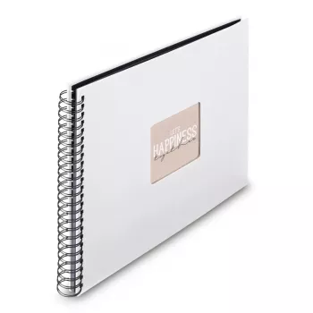 Hama 00009847 fotoalbums, balts, 300 loksnes, 10 x 15, spirāles iesējums