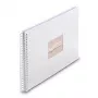 Hama Fine Art fotoalbums balts 300 loksnes 10 x 15 cm spirāliesējums