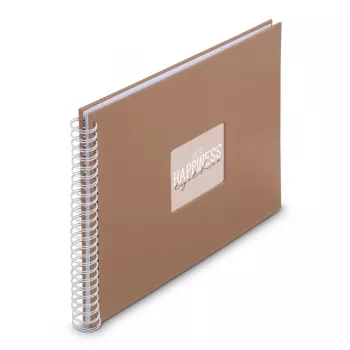 Hama Fine Art fotoalbums brūns 300 loksnes 10 x 15 cm spirāles iesējums