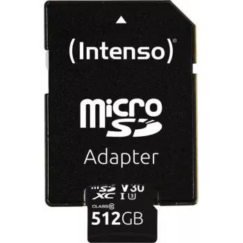 MicroSDXC karte Intenso 512 GB UHS-I Class 10 3433493