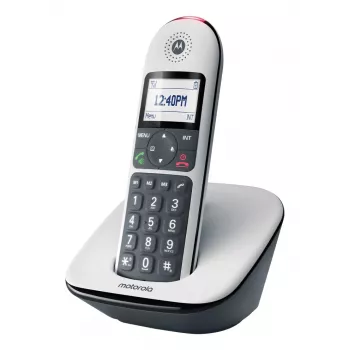 Bezvadu tālrunis MOTOROLA CD5001 Balts DECT 1,8 GHz, viena klausule