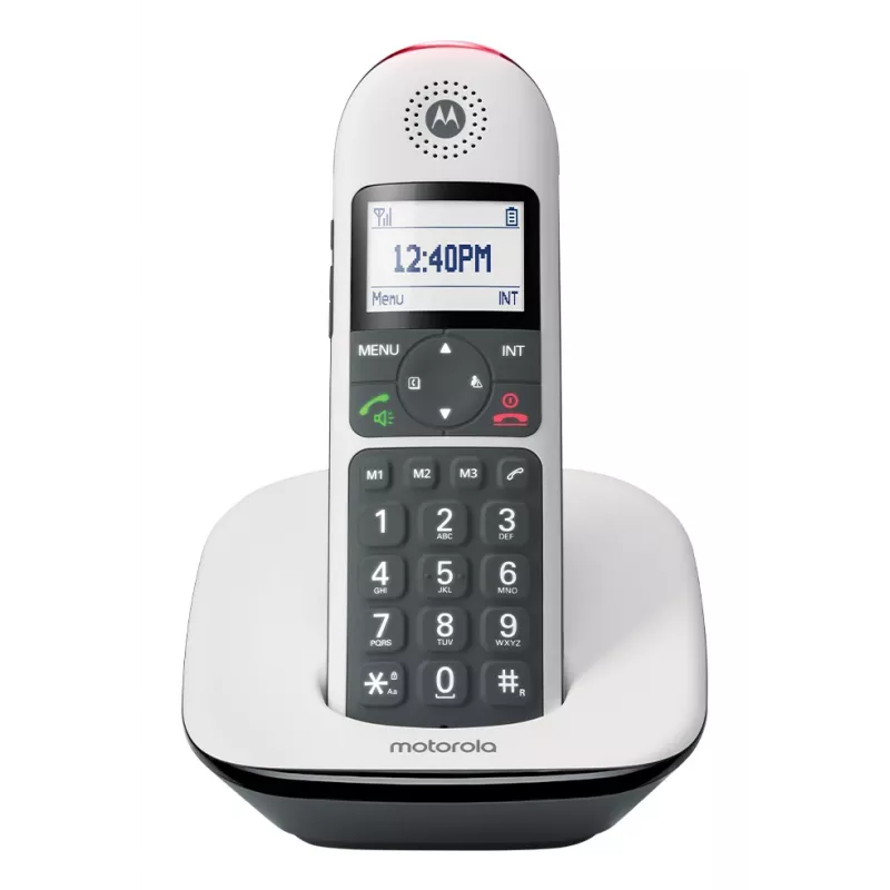 Bezvadu tālrunis MOTOROLA CD5001 Balts DECT 1,8 GHz, viena klausule