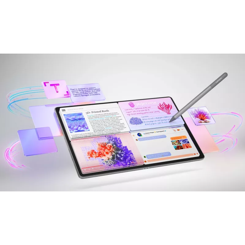 Lenovo Idea Tab Plus Mediatek 256 GB 30,7 cm (12,1 collu) 8 GB Wi-Fi 5 (802.11ac) Android 15 Pelēks