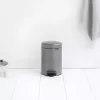 Atkritumu tvertne Brabantia 113246 3 L apaļa platīna krāsā