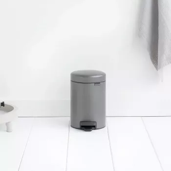 Atkritumu tvertne Brabantia 113246 3 L apaļa platīna krāsā