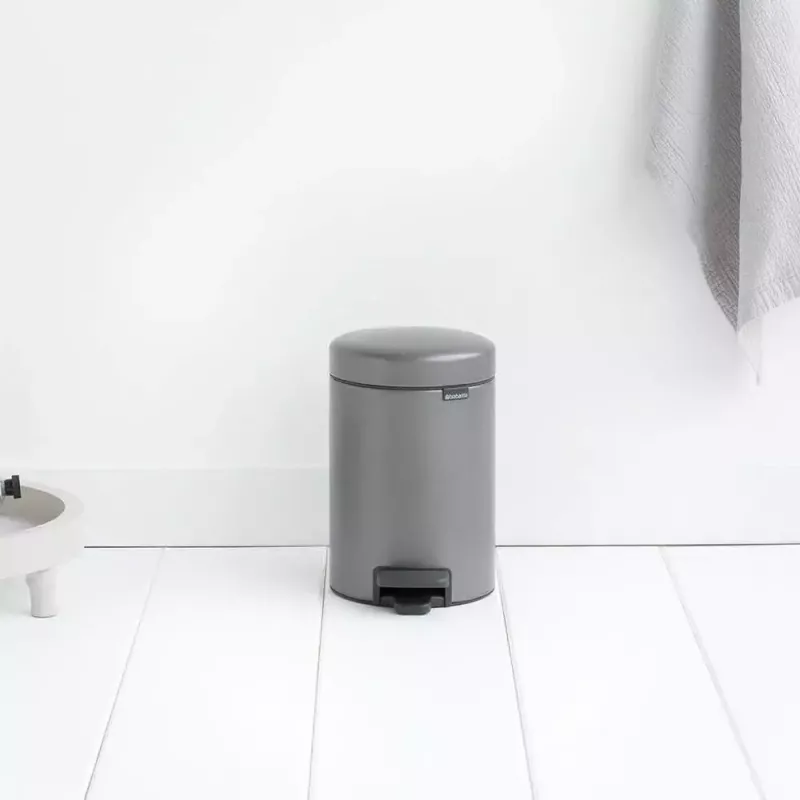 Atkritumu tvertne Brabantia 113246 3 L apaļa platīna krāsā